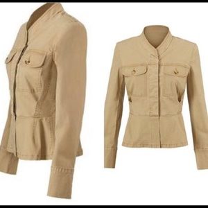 Cabi Camp Jacket Tan Size XS #5477